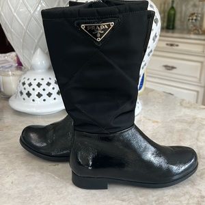 Girls Prada Nylon Prada boots